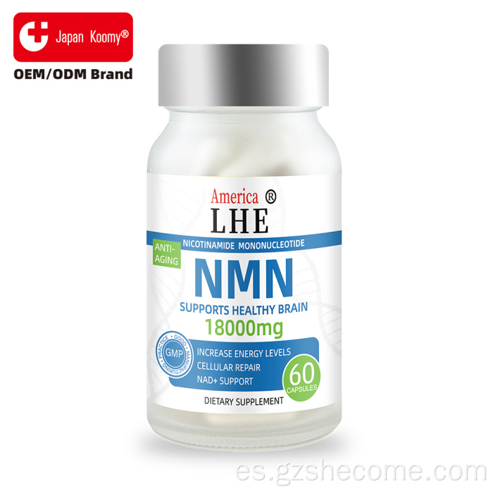 Shecome NMN Complex Cápsulas NAD+ Soporte Anti Envejecimiento